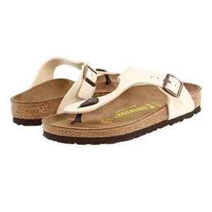 Birkenstock Gizeh Sandal in Rose Gold Sz39 (8-8.5)